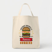 GRILLEN Burger Custom Tote Bag Tragetasche (Vorne)
