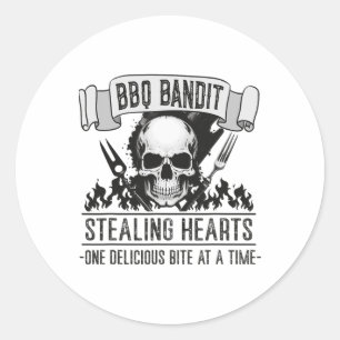 Grillen Byndit Stealing Hearts Funny Grilling Gril Runder Aufkleber