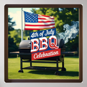 Grillen Celebration 4. Juli Poster