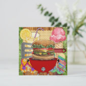 GRILLEN Cook Out ! SRF Einladung (Stehend Vorderseite)