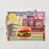 GRILLEN - Cookout-Party - SRF Einladung (Vorne/Hinten)