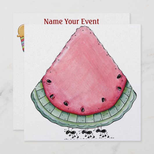 GRILLEN / Cookout / Picnic Einladung durch den SRF (Vorne/Hinten)