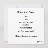 GRILLEN / Cookout / Picnic Einladung durch den SRF (Rückseite)