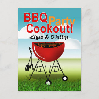 GRILLEN Cookout - Postkarte der Partnerschafts-Gru