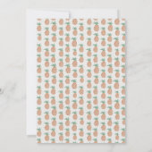 GRILLEN Couples Polterabend | Vintages Paar Einladung (Rückseite)