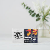 GRILLEN Cow Logo | Barbecue Pit Visitenkarte (Stehend Vorderseite)