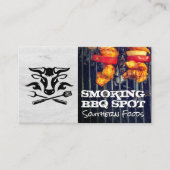 GRILLEN Cow Logo | Barbecue Pit Visitenkarte (Vorderseite)