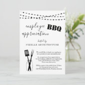 Grillen der Mitarbeiter - Party Einladung (Stehend Vorderseite)