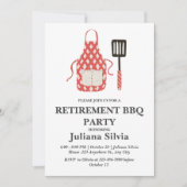 Grillen der Rentenversicherung Party Einladung (Vorderseite)