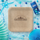 GRILLEN der Teller zum personalisierten Geburtstag (Party)