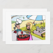 **GRILLEN DES VATER** EINLADUNG (Vorne/Hinten)