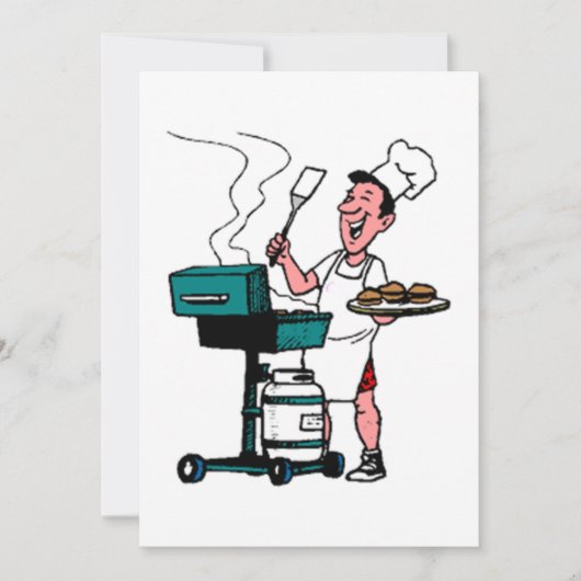 **GRILLEN DES VATER** EINLADUNG (Vorderseite)