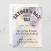 Grillen des Vaters Einladung (Vorne/Hinten)