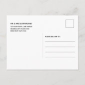 Grillen des Vaters Einladungspostkarte (Rückseite)