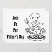 **GRILLEN des VATES** Einladung (Vorne/Hinten)