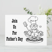 **GRILLEN des VATES** Einladung (Stehend Vorderseite)