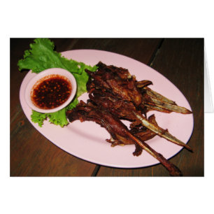 GRILLEN Duck Beaks ... Thai Asian Street Food Card