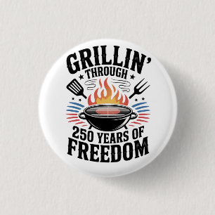 Grillen durch die 250. Freiheitsgrill 4. Juli Button