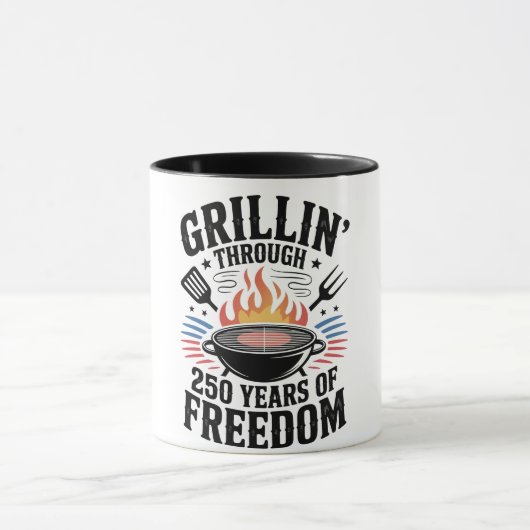 Grillen durch die 250. Freiheitsgrill 4. Juli Tasse (Zentrum)