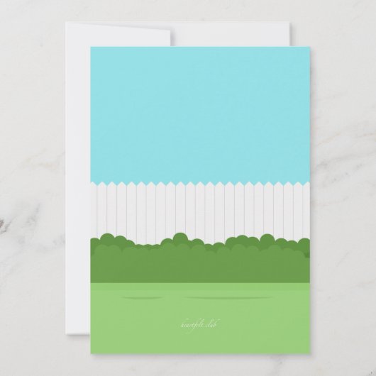 Grillen Einladung (Rückseite)