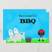 GRILLEN EINLADUNG (Vorne/Hinten)