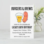 Grillen Einladung (Stehend Vorderseite)