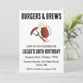 Grillen Einladung (Stehend Vorderseite)