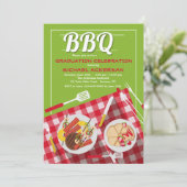 GRILLEN Einladung (Stehend Vorderseite)