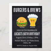 Grillen Einladung (Vorne/Hinten)