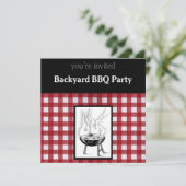 Grillen Einladung (Stehend Vorderseite)