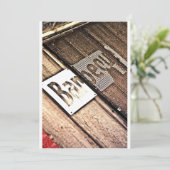 GRILLEN EINLADUNG (Stehend Vorderseite)