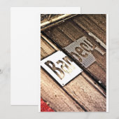 GRILLEN EINLADUNG (Vorne/Hinten)