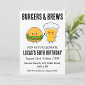 Grillen Einladung (Stehend Vorderseite)