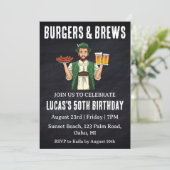 Grillen Einladung (Stehend Vorderseite)