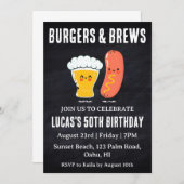 Grillen Einladung (Vorne/Hinten)