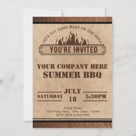 Grillen Einladung, Sommerkochtopf, Potluck Einladung
