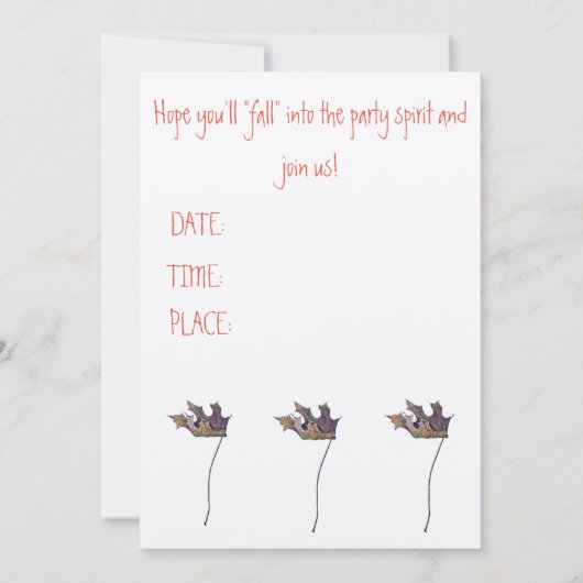 GRILLEN Einladungen auf Filz Ecru Papier mit (Rückseite)