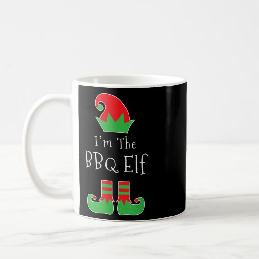 Grillen Elf Matching Family Group Weihnachtsfest Kaffeetasse (Links)
