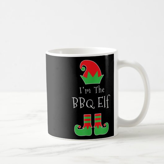 Grillen Elf Matching Family Group Weihnachtsfest Kaffeetasse (Rechts)