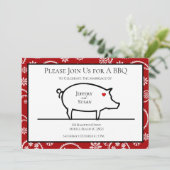 GRILLEN Empfang Einladungen (Stehend Vorderseite)