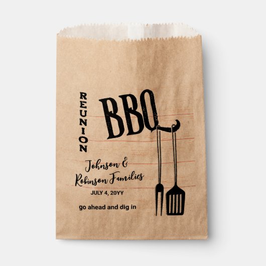 GRILLEN Family Wiedersehen Geschenktütchen (Vorderseite)