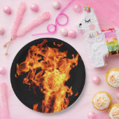 GRILLEN Feuer flammt WegwerfpapierTeller Pappteller (Party)