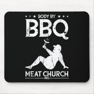 Grillen Fleisch Grillen der Kirche - Grillen Enthu Mousepad