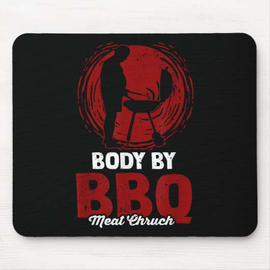 Grillen Fleisch Kirche Grillen Grill Rauchen Grill Mousepad (Vorne)