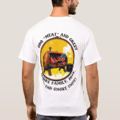 GRILLEN "Fleisch" und T - Shirt (Rückseite)