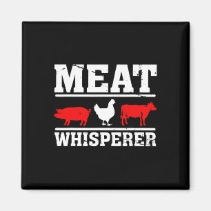 Grillen - Fleischflüsterer Lustiges Bbq-Geschenk f Magnet