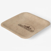 GRILLEN für personalisierte Papierdokumente Teller (Gewinkelt)