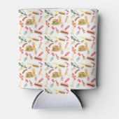 Grillen für Wasserfarben Muster für Speisen, Geträ Dosenkühler (Vorderseite)