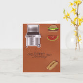 GRILLEN Geburtstags-Karte Karte (Gelbe Blume)