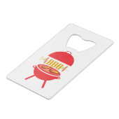 Grillen Geldbeutel Flaschenöffner (Vorderseite Schrägansicht)